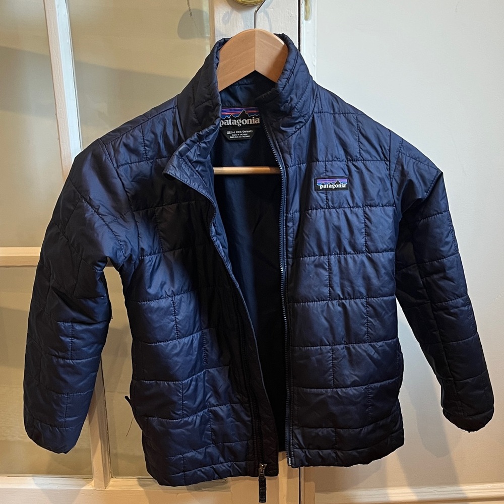 Patagonia Kids Blue Puffer Jacket